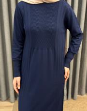 lacivert 26k 509 nuss elbise 3