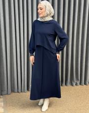 lacivert 252303 micca elbise