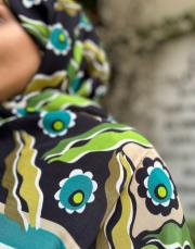 yeşil 251-3007 imannoor  pelenk floş viskon şal 4