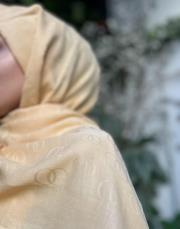 açık bal 3052 imannoor zincir desen jakar şal 4