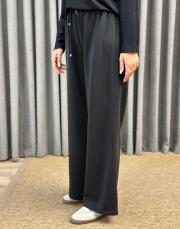 siyah sz 5622 sentez doha nervürlü pantolon 4