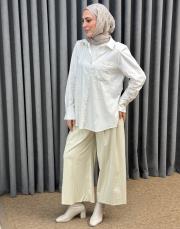 ekru 4890 missemramiss nakışlı gömlek 2