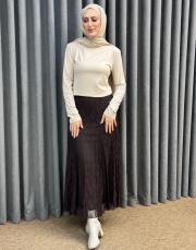 kahve 4918 missemramiss dantel etek