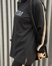 siyah 4877 missemramiss taşlı tşört 2