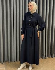 lacivert 26k 2007 nuss elbise