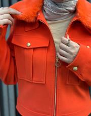 kırmızı 4895 missemramiss kürklü kua çeket 6