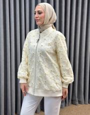 ekru 4891 missemramiss viorella bomber ceket