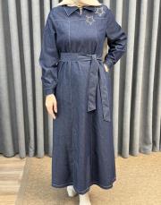 denim 26k 2009 nuss elbise 4