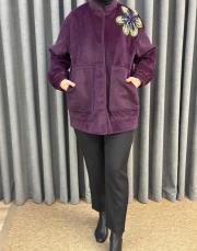 bordo 4879 missemramiss velle kaşe ceket 4