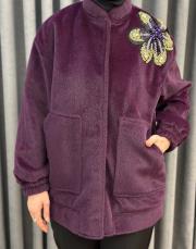 bordo 4879 missemramiss velle kaşe ceket 5