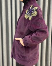 bordo 4879 missemramiss velle kaşe ceket 6