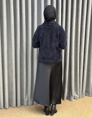 siyah sz 5457 sentez luna volanlı etek 3