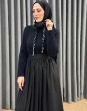 siyah 4901 missemramiss lumore elbise 2