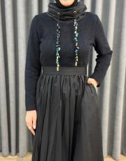 siyah 4901 missemramiss lumore elbise 4