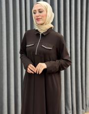 kahve 26k 2013 nuss elbise 2