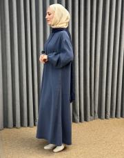 lacivert 252562 micca soft modal içerikli şal detaylı kap 2