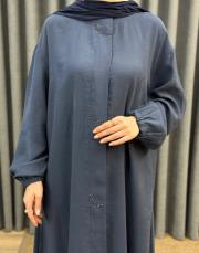 lacivert 252562 micca soft modal içerikli şal detaylı kap 7