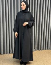 siyah 252562 micca soft modal içerikli şal detaylı kap