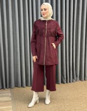 bordo sz 5565 sentez queen pantolon 3