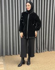 siyah sz 5565 sentez queen pantolon 3