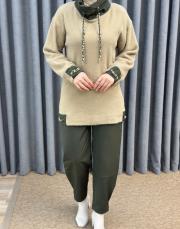 bej haki 4993 missemramiss flowin takım 3