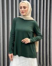 çam yeşili 26k 902 nuss triko bluz