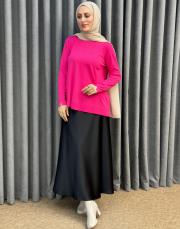 fuşya 26k 902 nuss triko bluz 2