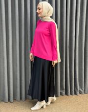 fuşya 26k 902 nuss triko bluz 3