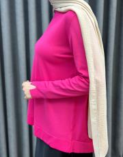 fuşya 26k 902 nuss triko bluz 5