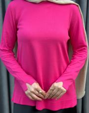 fuşya 26k 902 nuss triko bluz 6