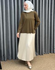 sütlü kahve 26k 902 nuss triko bluz 2