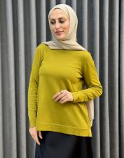 yeşil 26k 902 nuss triko bluz