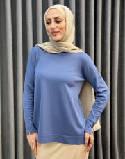 ındigo 26k 902 nuss triko bluz