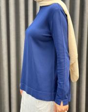 açık lacivert 26k 902 nuss triko bluz 4