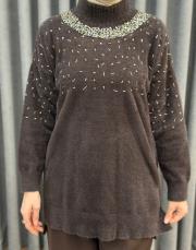 açık kahve 26k 7003 nuss angora kazak 7