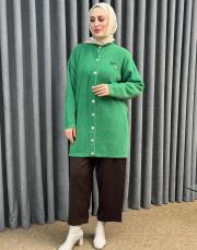 benetton 26k 7005 nuss angora hırka 2