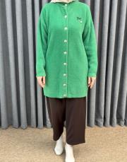 benetton 26k 7005 nuss angora hırka 3