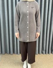 füme 26k 7005 nuss angora hırka 4