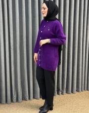 mor 26k 7005 nuss angora hırka 3