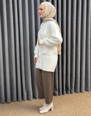 ekru 26k 7008 nuss angora hırka 3