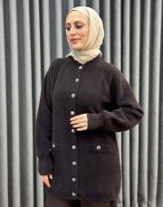 kahve 26k 7008 nuss angora hırka 2