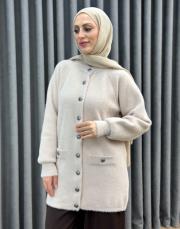 taş 26k 7008 nuss angora hırka