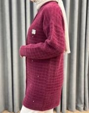 bordo 26 k 7010 nuss angora hırka 6