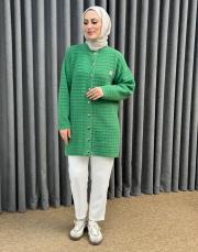 yeşil 26 k 7010 nuss angora hırka 2