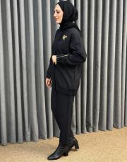 siyah 25k 4885 missemramiss glowe ceket takım 2