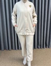 bej 25k 4885 missemramiss glowe ceket takım 4