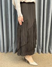 kahve sz 5475 sentez viola parçalı etek 4