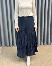 lacivert sz 5475 sentez viola parçalı etek