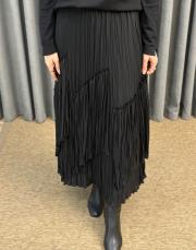 siyah sz 5475 sentez viola parçalı etek