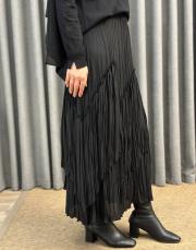 siyah sz 5475 sentez viola parçalı etek 3